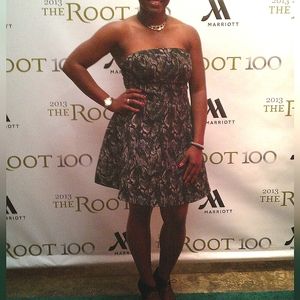 EXPRESS Snakeskin Print Cocktail Dress